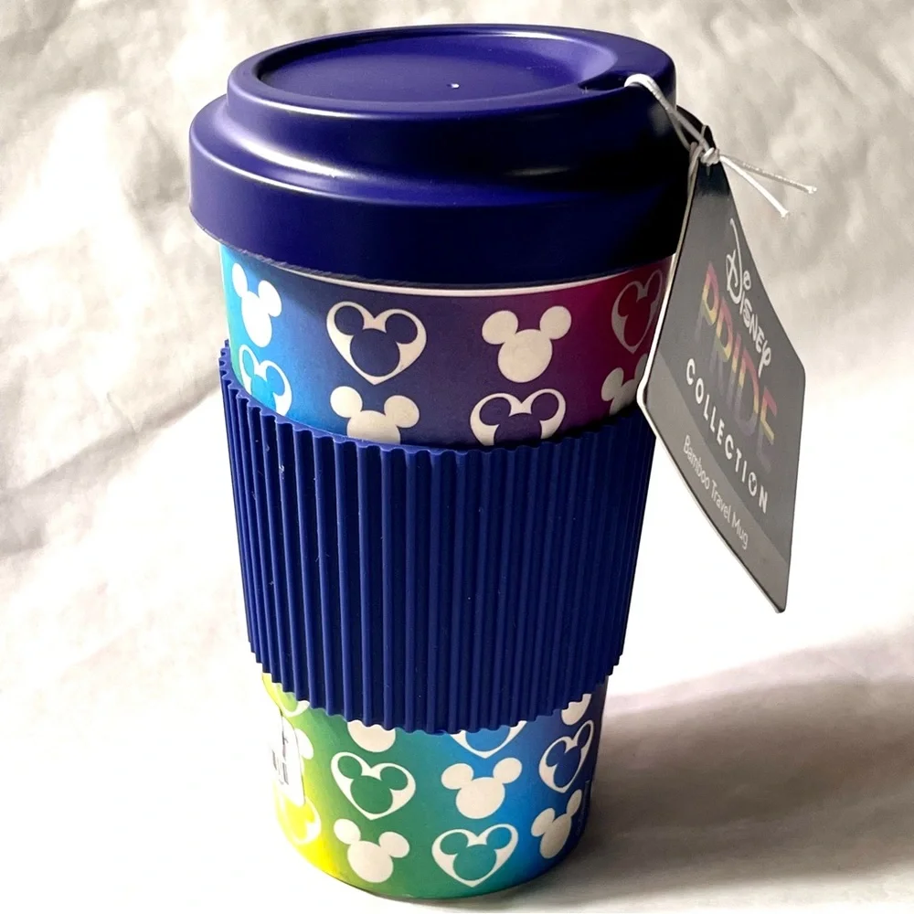 Disney Pride Collection Bamboo Travel Mug Purple/Multi 20oz